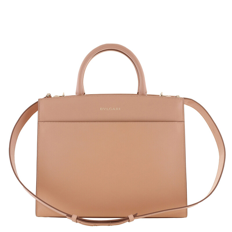 Bvlgari Leather Logo Tote Bag 291653 8052749234675 - Handbags