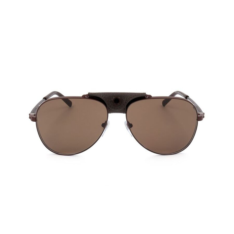 Bvlgari Brown Pilot Men's Sunglasses BV5061Q 207353 60