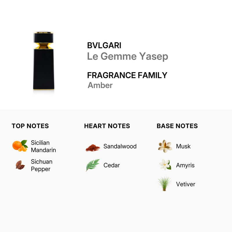 Bvlgari Men's Le Gemme Yasep EDP Spray 3.4 oz Fragrances