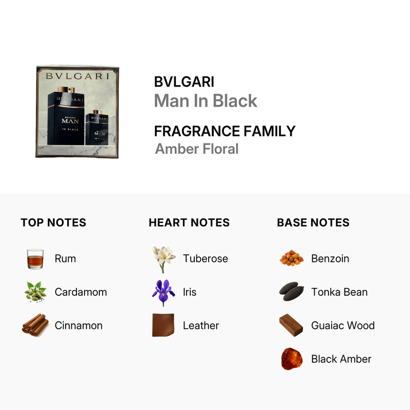 Bvlgari Men's Man In Black Gift Set Fragrances 783320411632
