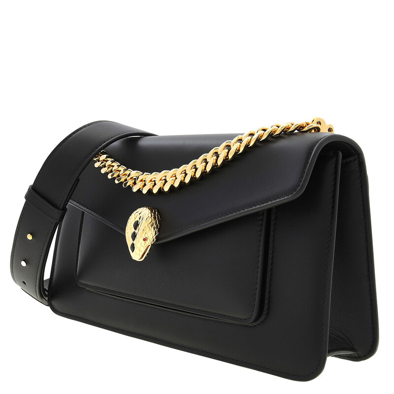 Bvlgari Serpenti East-West Maxi Chain Shoulder Bag 292032