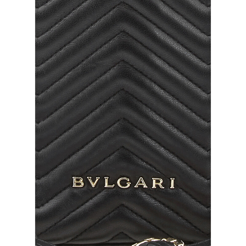 Bvlgari Serpenti Forever Black Quilted Nappa Leather  display picture 3