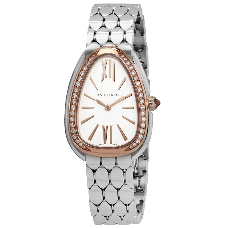 Bvlgari Serpenti Seduttori Quartz White Dial Ladies Watch 103143 ...