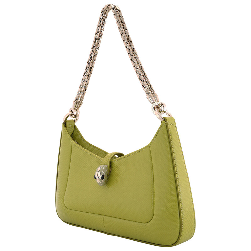 Bvlgari Small Serpenti Baia Leather Shoulder Bag 293744 - Handbags