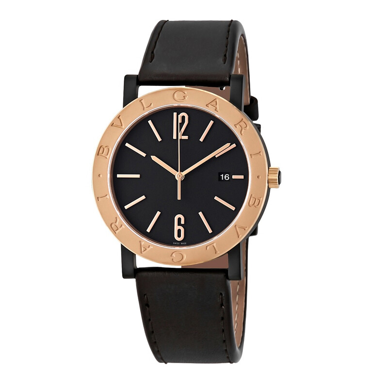 Bvlgari Solotempo Black Dial Automatic Men's Watch 102931