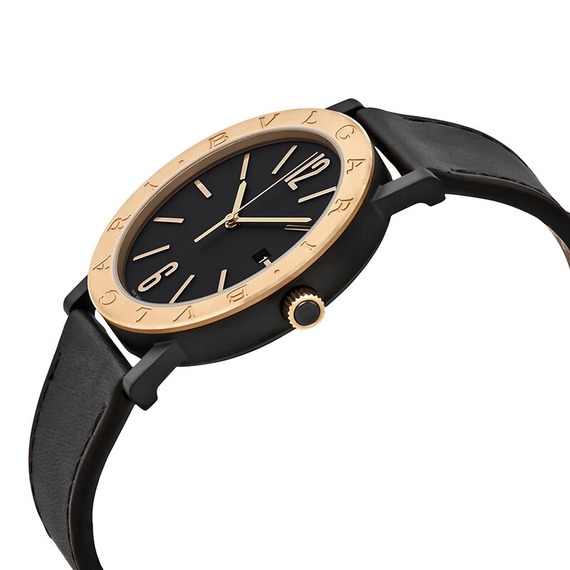 Bvlgari Solotempo Black Dial Automatic Men's Watch 102931