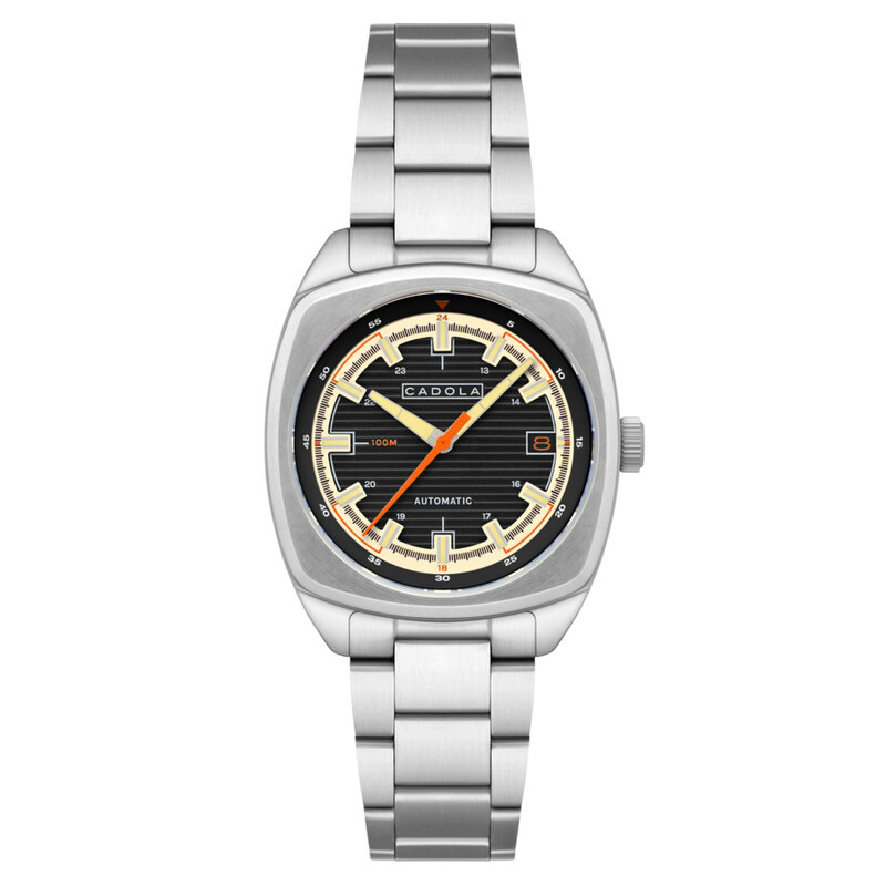 Cadola Buxton Automatic Black Dial Men's Watch CD-1057-55
