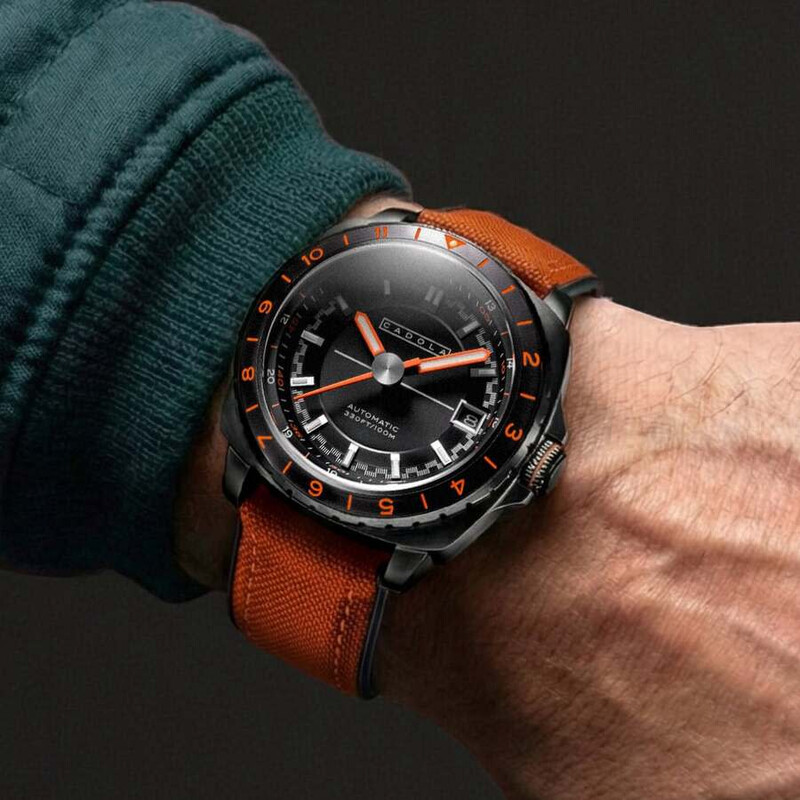 Cadola Overdrive Automatic Black Dial Men's Watch CD-1063-07