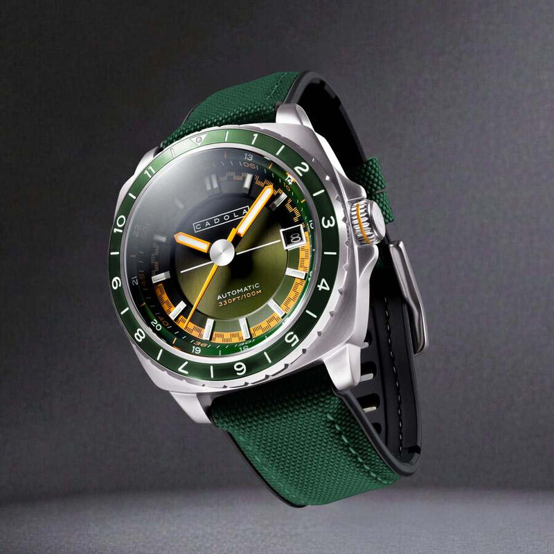 Cadola Overdrive Automatic Green Dial Men's Watch CD-1063-02
