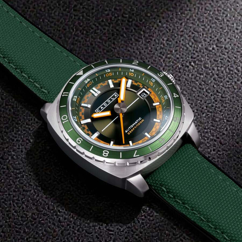 Cadola Overdrive Automatic Green Dial Men's Watch CD-1063-02