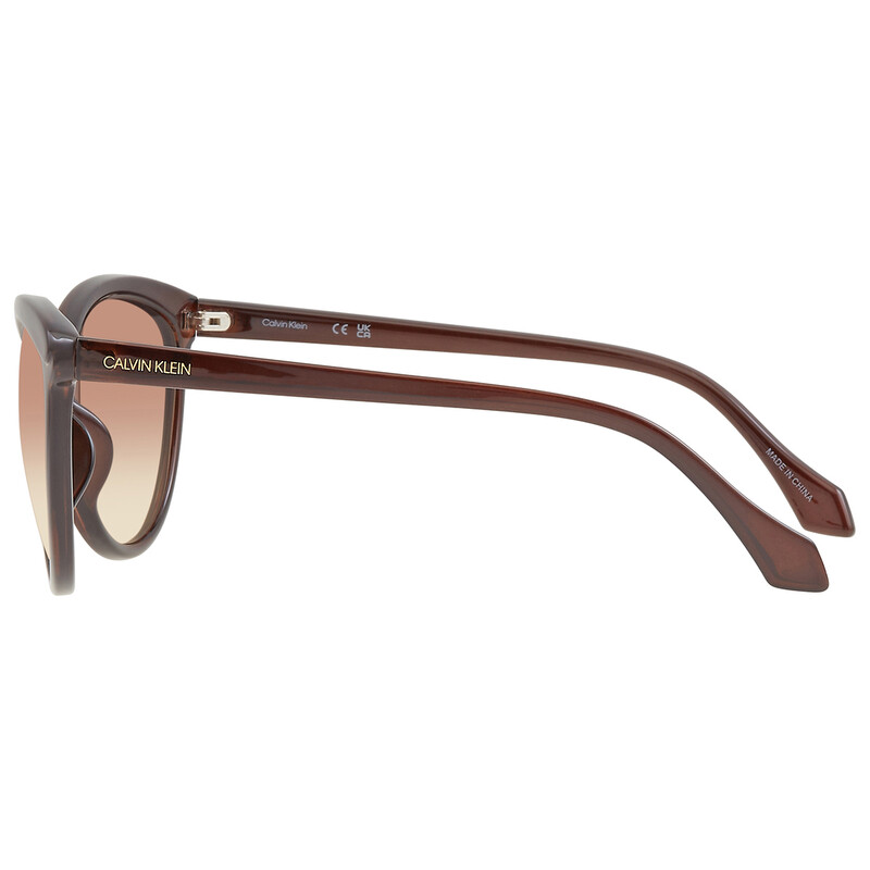 Calvin Klein Brown Gradient Cat Eye Ladies Sunglasses  display picture 1