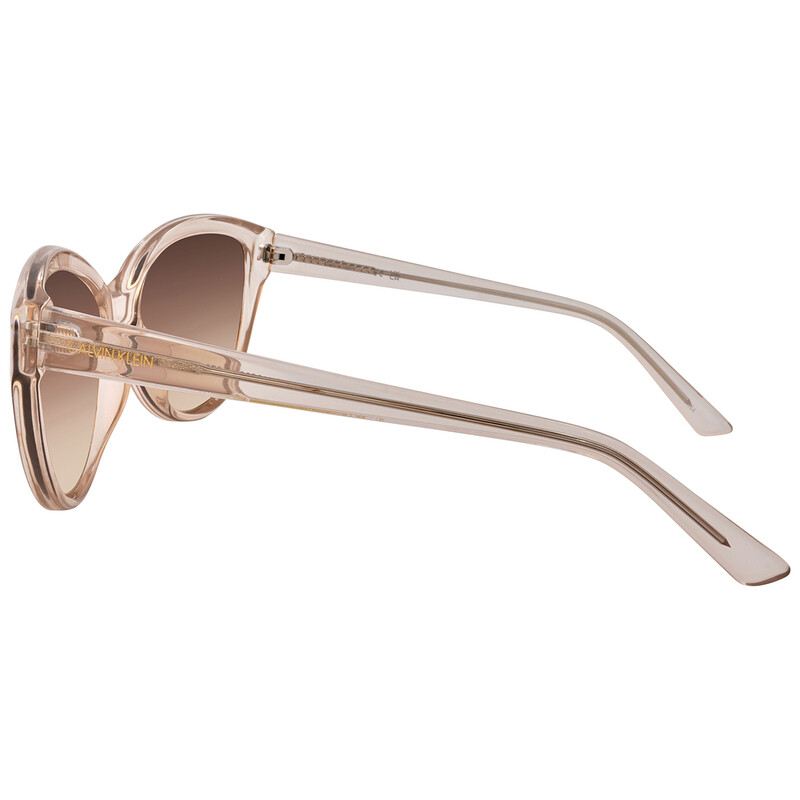 Calvin Klein Brown Gradient Cat Eye Ladies Sunglasses  display picture 3