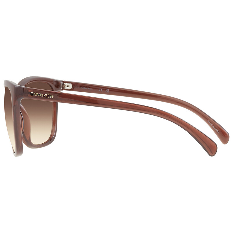 Calvin Klein Brown Gradient Square Ladies Sunglasses  display picture 1