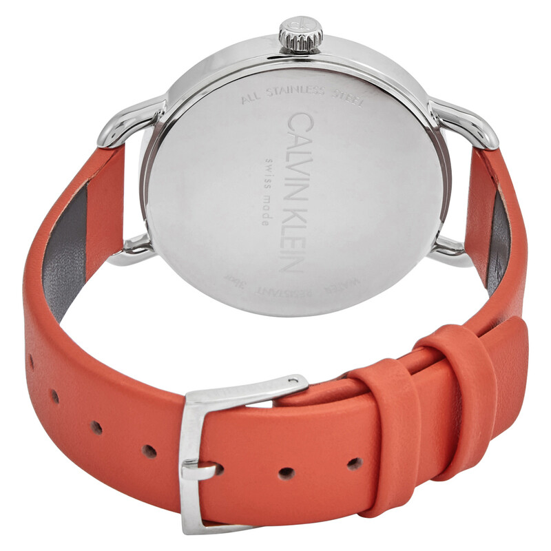 Calvin Klein Even Quartz Orange Dial Ladies Watch K7B231YM  display picture 2