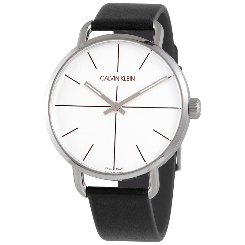 Calvin Klein Even Quartz Silver Dial Unisex Watch K7B211CY 