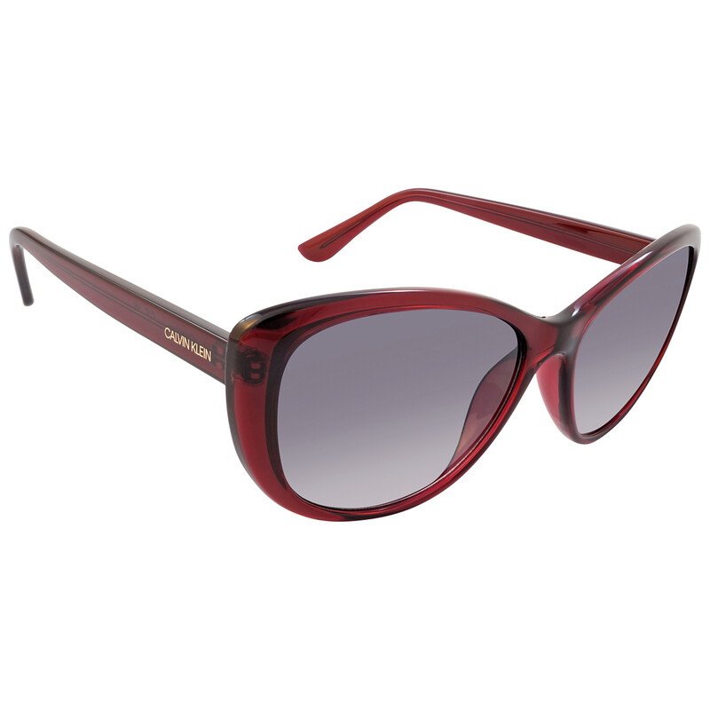 Calvin Klein Grey Gradient Cat Eye Ladies Sunglasses  display picture 1