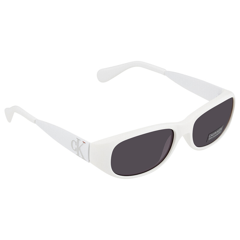 Calvin Klein Grey Oval Unisex Sunglasses CK21516S 104 55  display picture 2