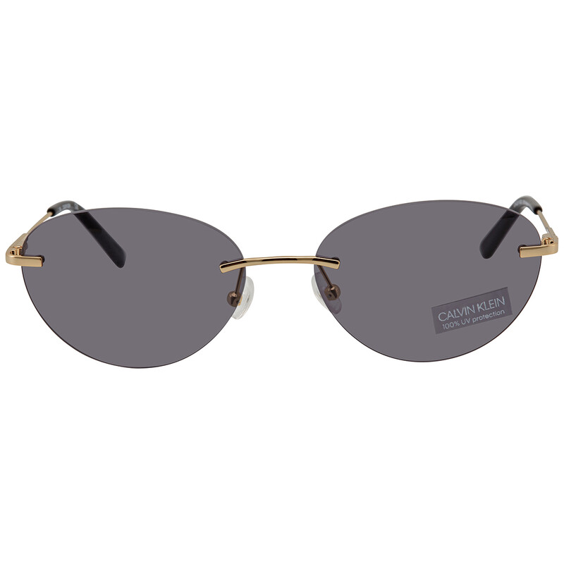 Calvin Klein Ladies Gold Tone Cat Eye Sunglasses CK20102S 70  display picture 1