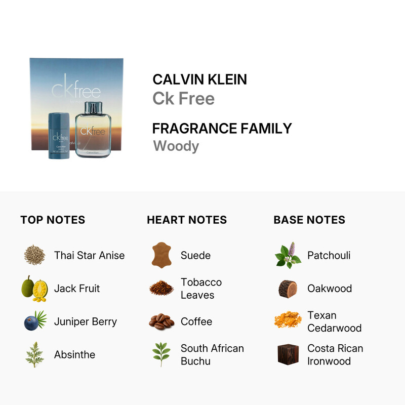 Calvin Klein Men's Ck Free Gift Set Fragrances 3607348193134