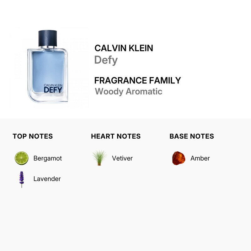 Calvin Klein Men's Defy EDT Spray 3.4 oz (100 ml) 3616301296669