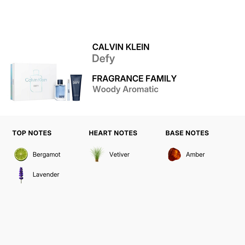 Calvin Klein Men's Defy Gift Set Fragrances 3616304966590