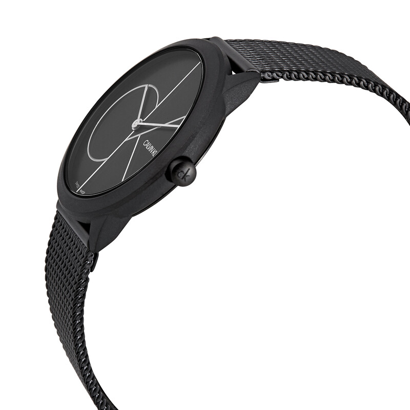   Minimal Quartzブラック レディース腕時計 Calvin Klein Minimal Quartz Black Dial Ladies Watch K3M5245X