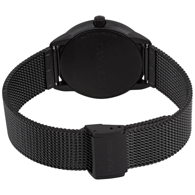 Calvin Klein Minimal Quartz Black Dial Ladies Watch K3M5245X