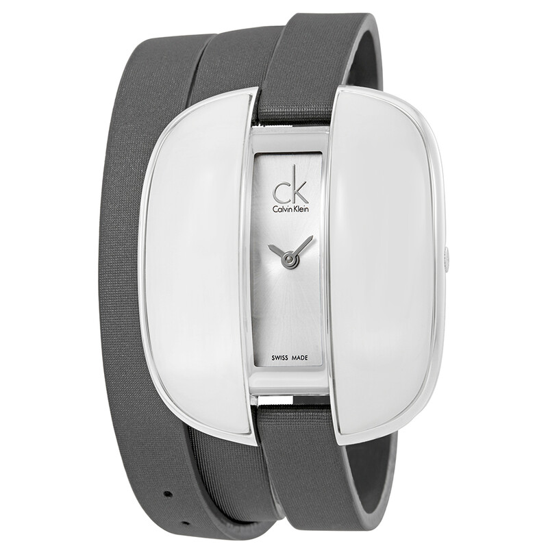 Calvin Klein Treasure Silver Dial Ladies Watch K2E23620