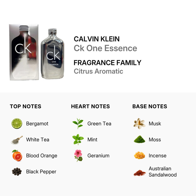 Calvin Klein Unisex Ck One Essence Parfum 6.7 oz Fragrances