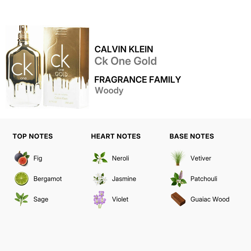 Calvin Klein Unisex Ck One Gold EDT 6.7 oz Fragrances