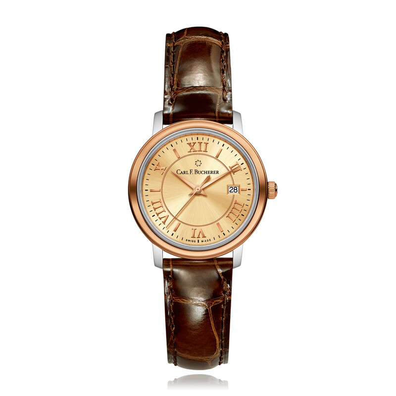 Carl F. Bucherer Adamavi Quartz Champagne Dial Ladies Watch