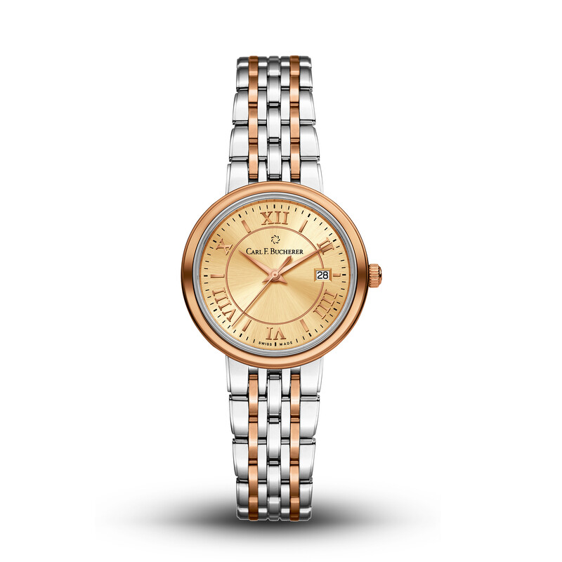 Carl F. Bucherer Adamavi Quartz Champagne Dial Ladies Watch