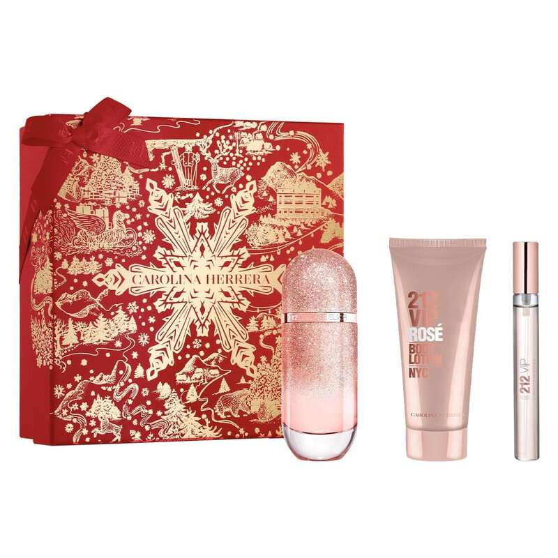 Carolina Herrera Ladies 212 Vip Rose Elixir Gift Set Fragrances