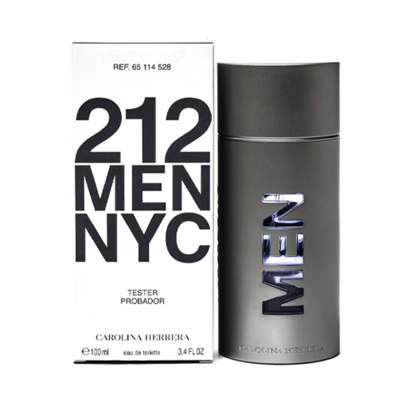 Carolina Herrera Men's 212 Men NYC EDT Spray 3.38 oz (Tester) Fragrances 8411061043882