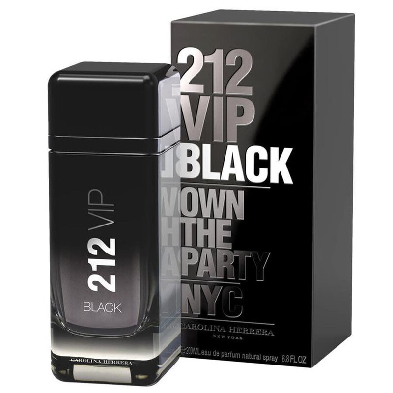 香水(男性用) CAROLINA HERRERA 212 VIP BLACK 200 ml Carolina Herrera Men's 212 VIP Black EDP Spray 6.8 oz (200 ml