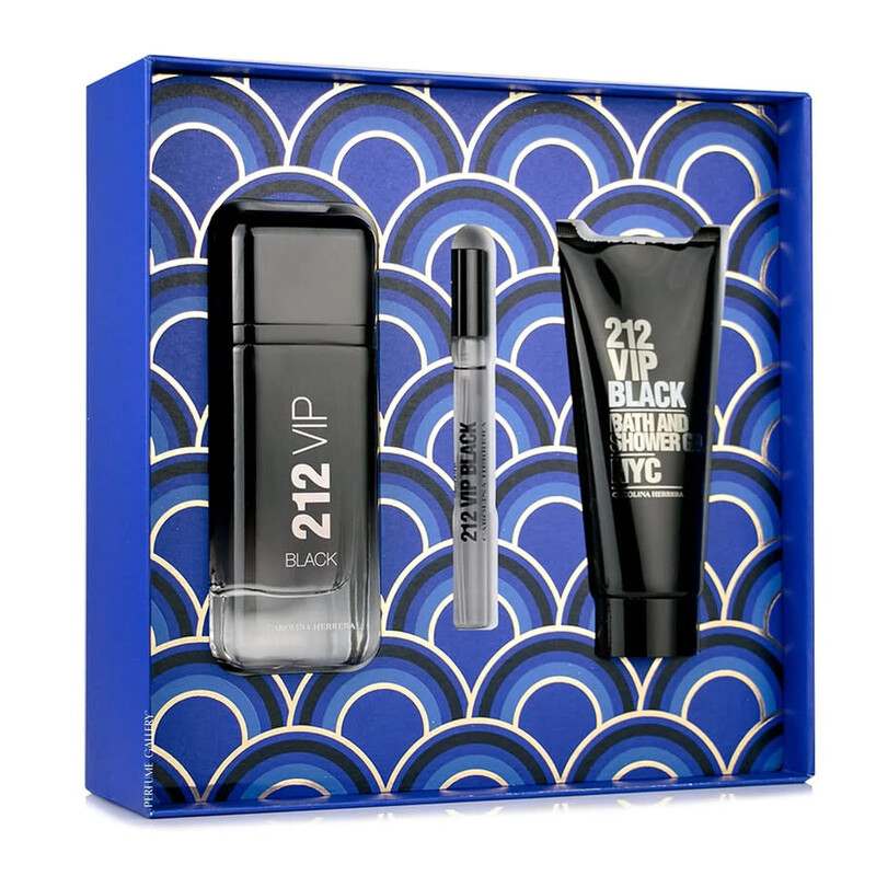 Carolina Herrera Men's 212 Vip Black Gift Set Fragrances