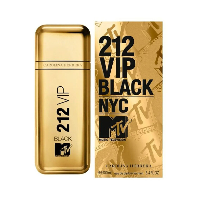 Carolina Herrera Men's 212 Vip Black Mtv EDP Spray 3.4 oz
