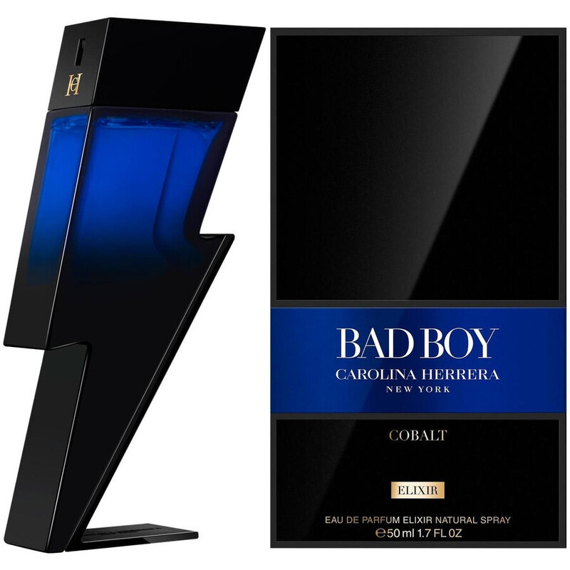 Carolina Herrera Men's Bad Boy Cobalt Elixir EDP Spray 1.7 oz Fragrances 8411061083765