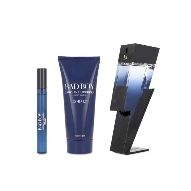 Carolina Herrera Men's Bad Boy Cobalt Gift Set Fragrances 8411061102008