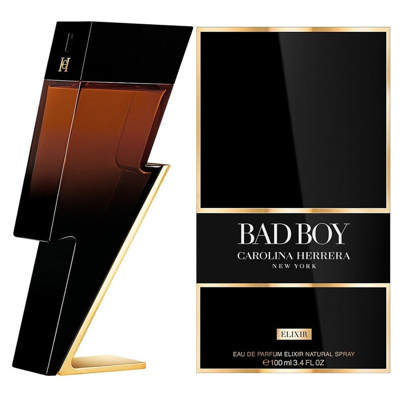 Carolina Herrera Men's Bad Boy Elixir EDP Spray 3.4 oz Fragrances 8411061106297