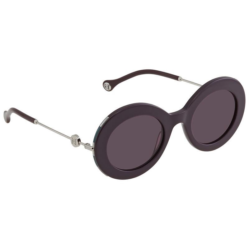 Carolina Herrera Violet Oval Ladies Sunglasses CH 0020/S 00B2/UR 51 ...