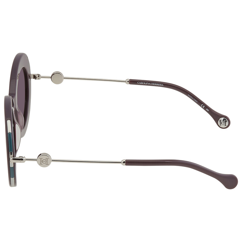 Carolina Herrera Violet Oval Ladies Sunglasses CH 0020/S 00B2/UR 51 ...
