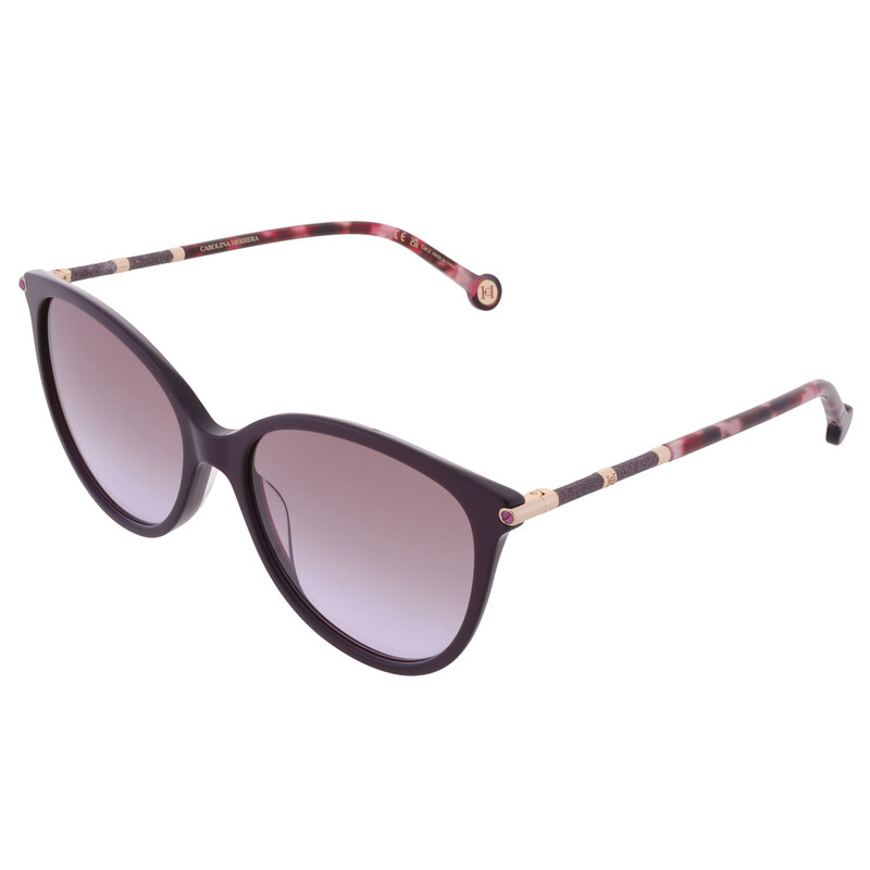 Carolina Herrera Violet Shaded Cat Eye Ladies Sunglasses HER  display picture 2