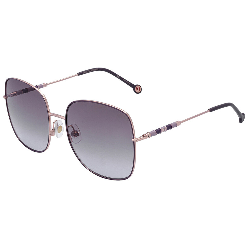Carolina Herrera Violet Shaded Square Ladies Sunglasses CH 0035/S 0HZJ ...