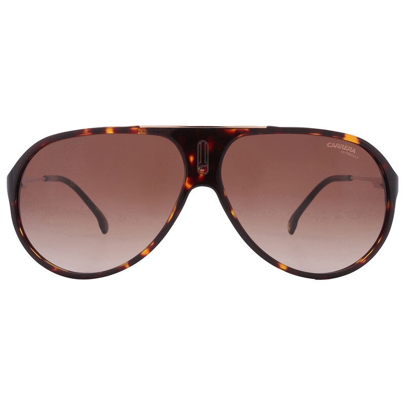 Carrera Brown Shaded Pilot Unisex Sunglasses HOT 65 0086/HA 63