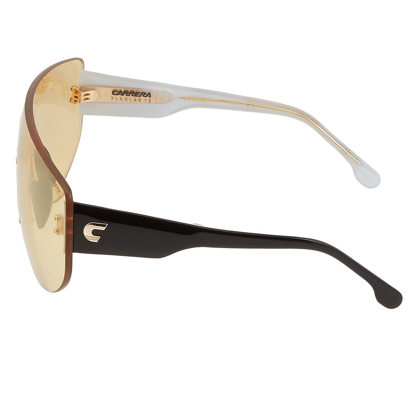 Carrera Yellow Gold Multilayer Shield Unisex Sunglasses  display picture 1