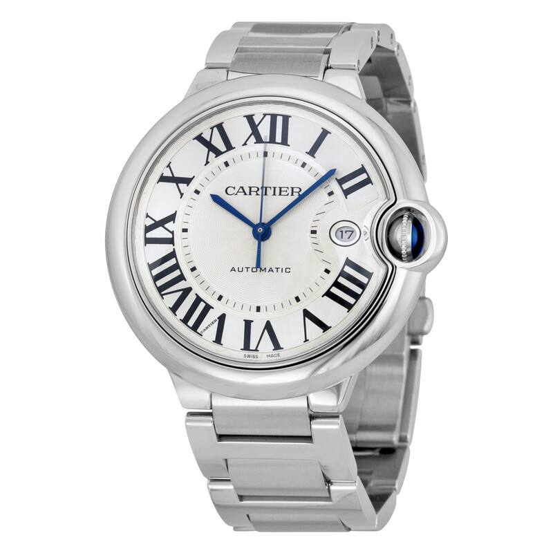 Cartier Ballon Bleu de Cartier Silver Opaline Dial Automatic Men's
