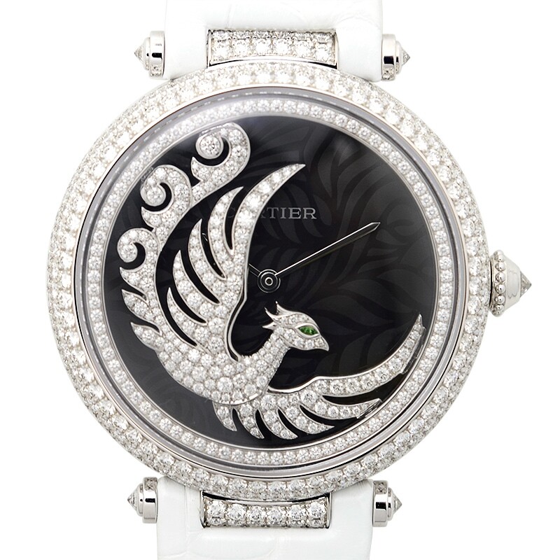 Cartier Bestiaire Evol D'un Phoenix Dark Purple Mother of Pearl