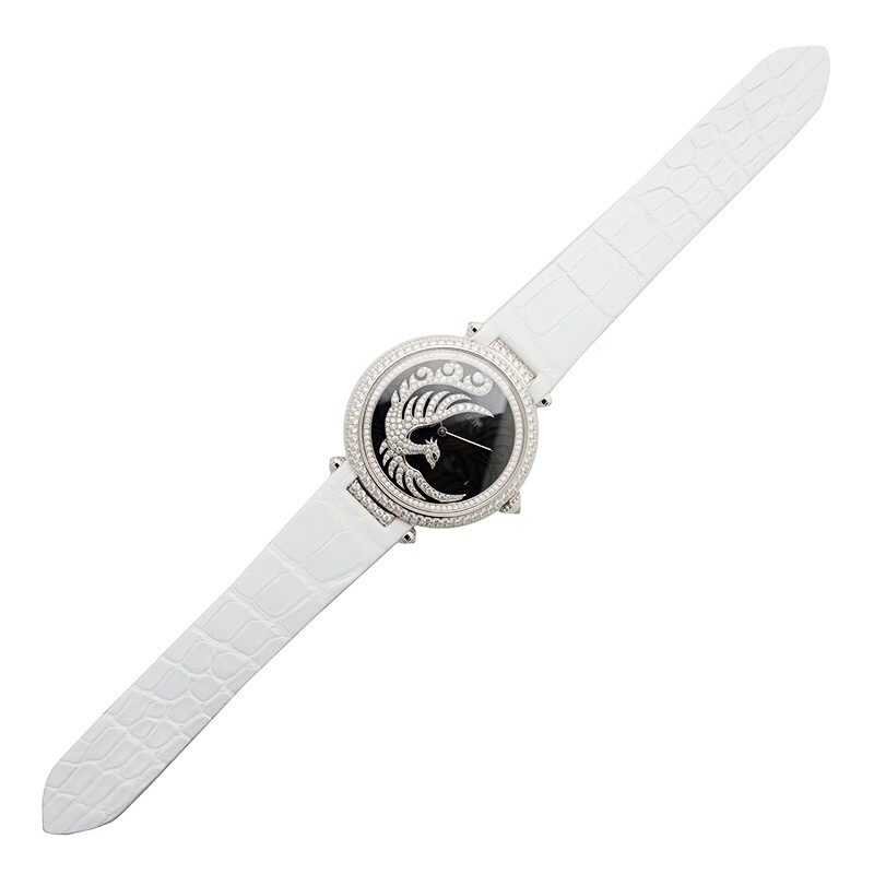 Cartier Bestiaire Evol D'un Phoenix Dark Purple Mother of Pearl