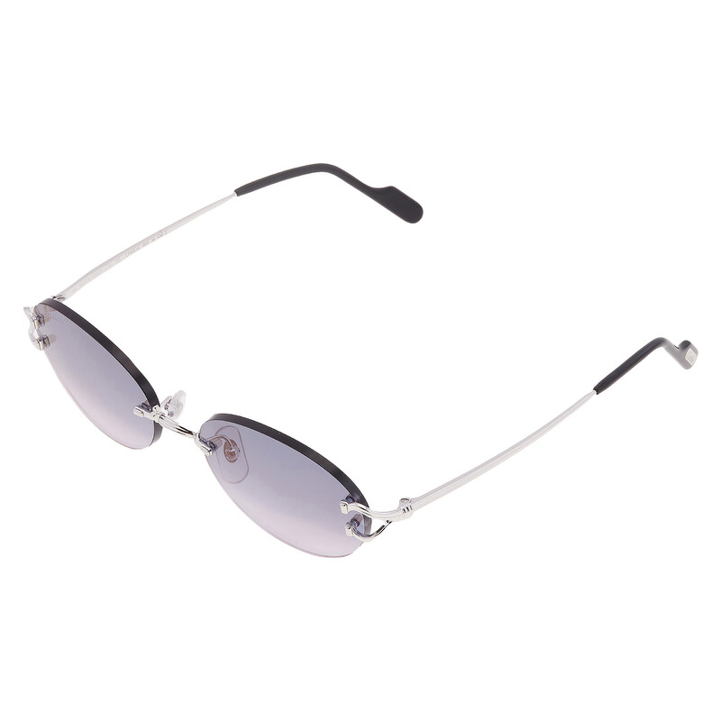 Cartier Blue Oval Unisex Sunglasses CT0551S 003 55 843023181529